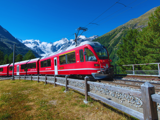 Szwajcaria + Włochy - Czerwony Pociąg
