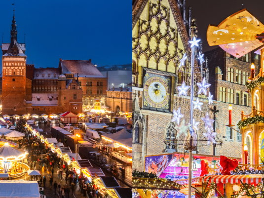 Jarmark bożonarodzeniowy w Poznaniu i Wrocławiu